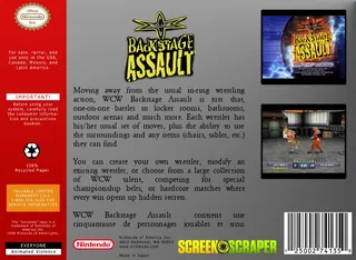 WCW Backstage Assault dos