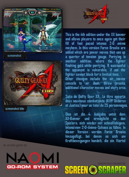 Guilty Gear XX Accent Core - Dos