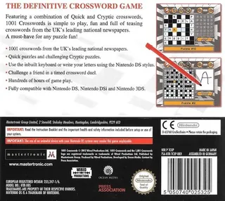 1001 Crosswords dos