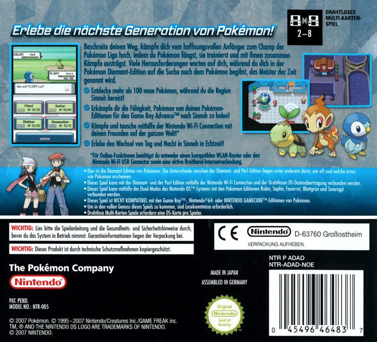 Pokemon - Version Diamant dos