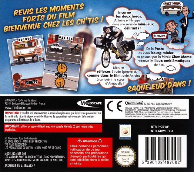 Bienvenue Chez Les Ch'tis - Le Jeu - Dos