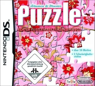 Blumen & Muster Puzzle - Echter Puzzlespass fuer Unterwegs