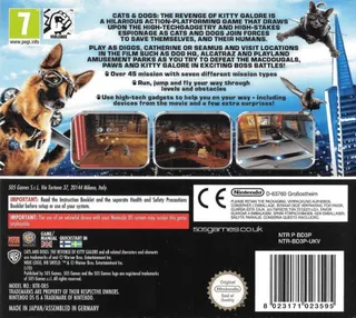 Comme Chiens Et Chats : La Revanche De Kitty Galore - Le Jeu Vidéo dos