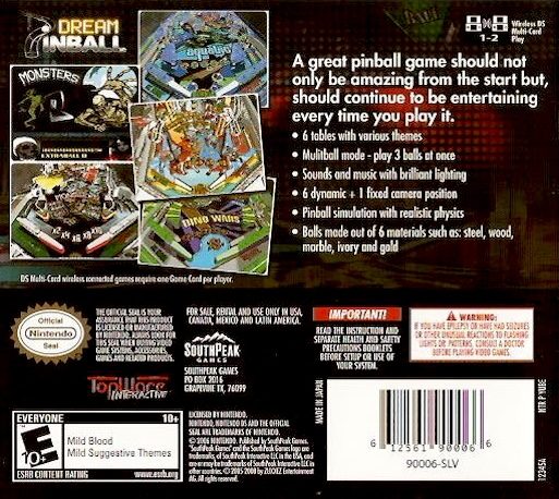 Dream Pinball 3d dos