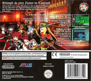 Etrian Odyssey dos