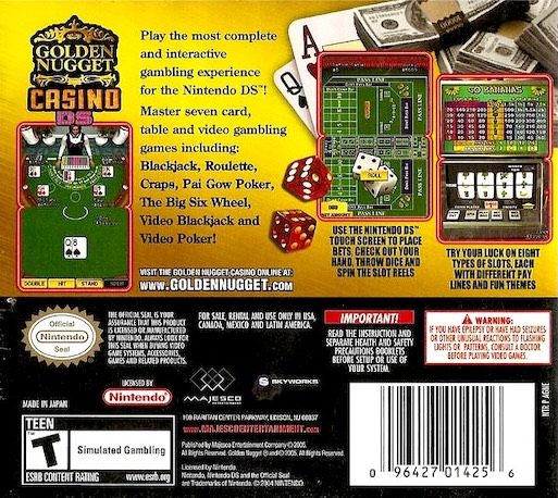 Golden Nugget Casino Ds dos