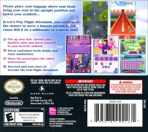 Hôtesse de l'Air : Embarquement Immédiat dos