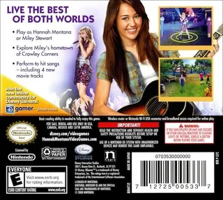 Hannah Montana : Le Film - Dos