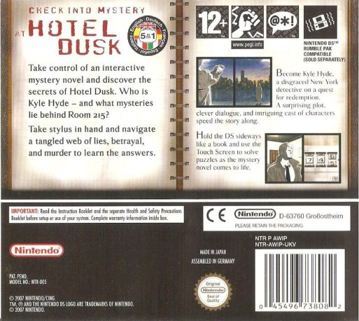 Hotel Dusk: Room 215 dos