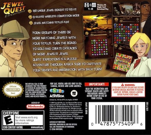 Jewel Quest - Expeditions dos