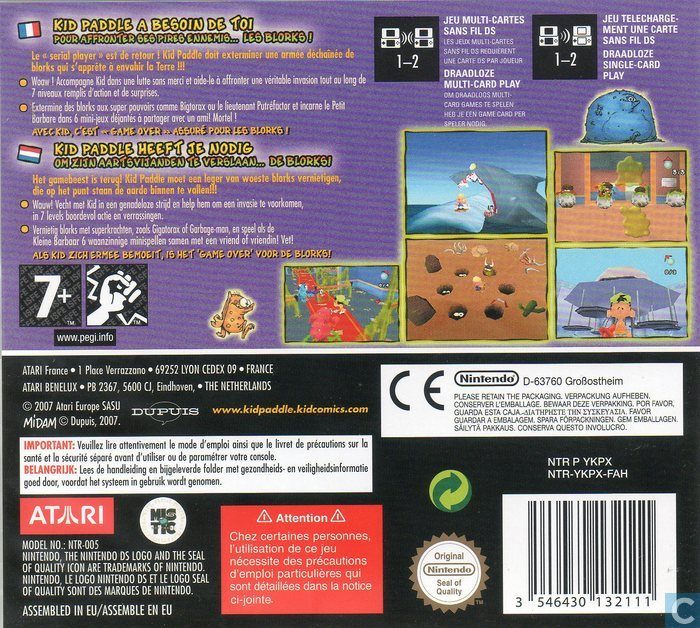 Kid Paddle : Blorks Invasion - Dos