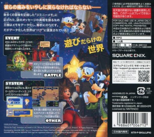 Kingdom Hearts Re:coded dos