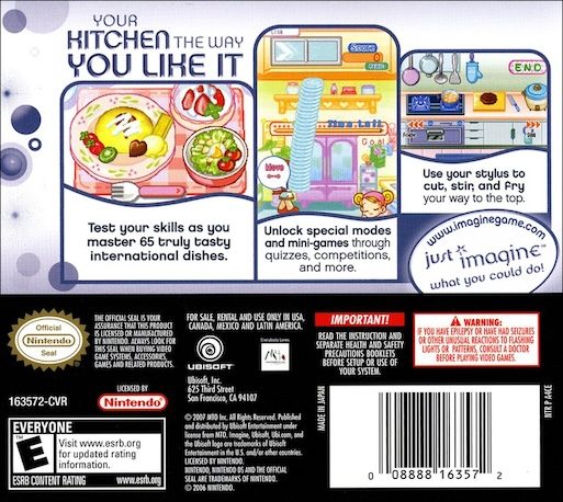 Léa Passion Cuisine dos