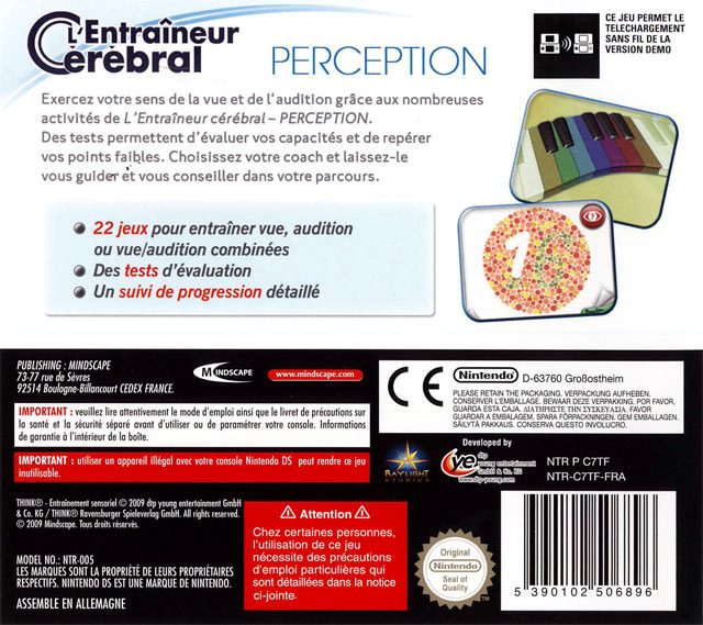 L'Entraîneur Cérébral : Perception dos