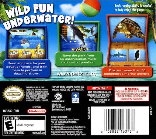 L'Ile aux Dauphins dos