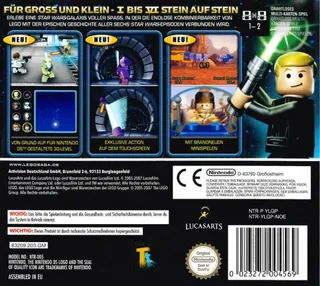 LEGO Star Wars : La Saga Complète dos