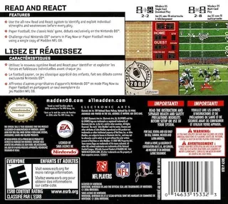 Madden NFL 08 dos