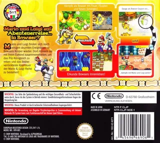 Mario & Luigi : Voyage au Centre de Bowser dos