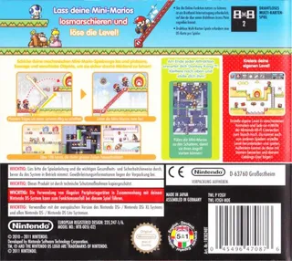 Mario vs. Donkey Kong : Pagaille à Mini-Land ! dos