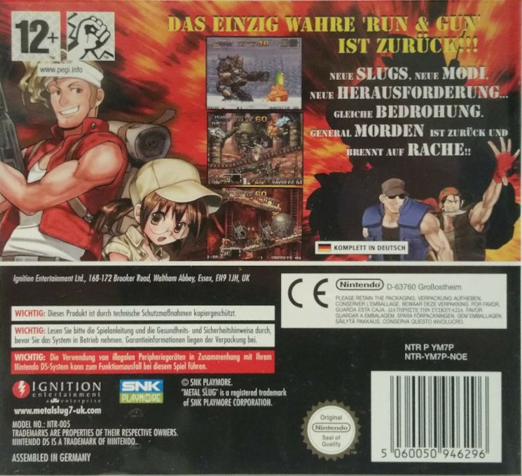 Metal Slug 7 dos