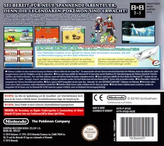 Pokémon Version Argent: SoulSilver dos