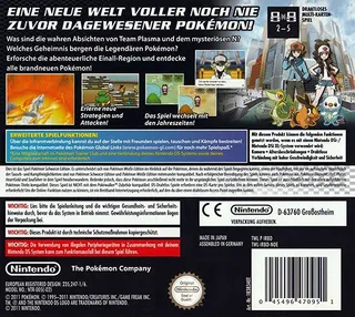 Pokémon - Version Noire dos