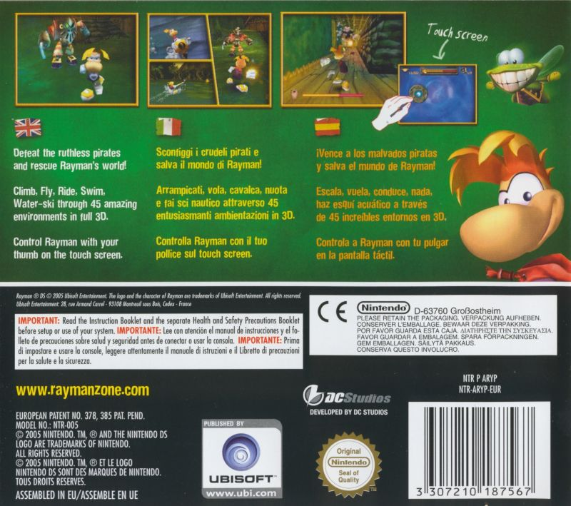 Rayman DS - Dos