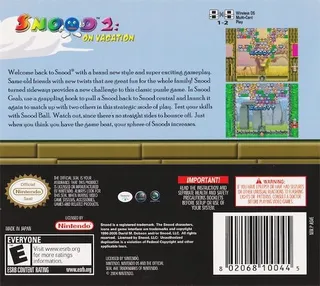 Snood 2: On Vacation dos