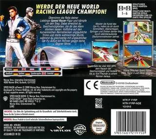 Speed Racer : Le Jeu Vidéo dos