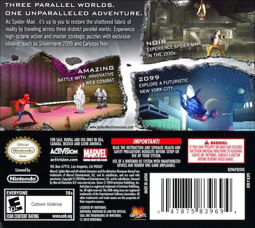 Spider-Man : Dimensions dos