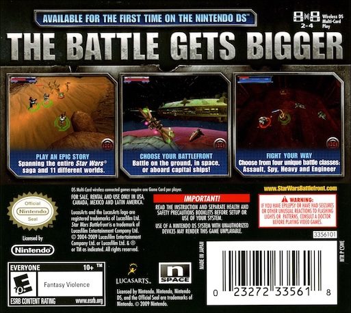 Star Wars Battlefront : Elite Squadron dos