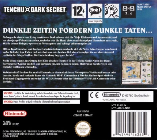 Tenchu: Dark Secret dos