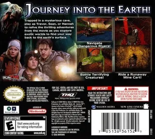 Voyage au Centre de la Terre dos