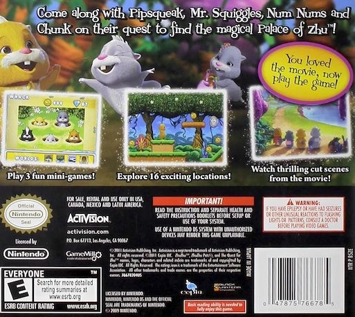 Zhu Zhu Pets - Quest For Zhu dos