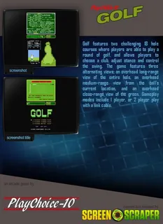 Golf (PlayChoice-10) - Dos