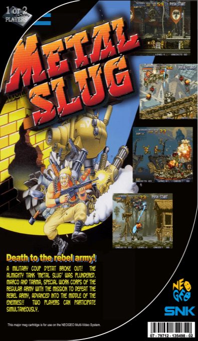 Metal Slug 2 dos