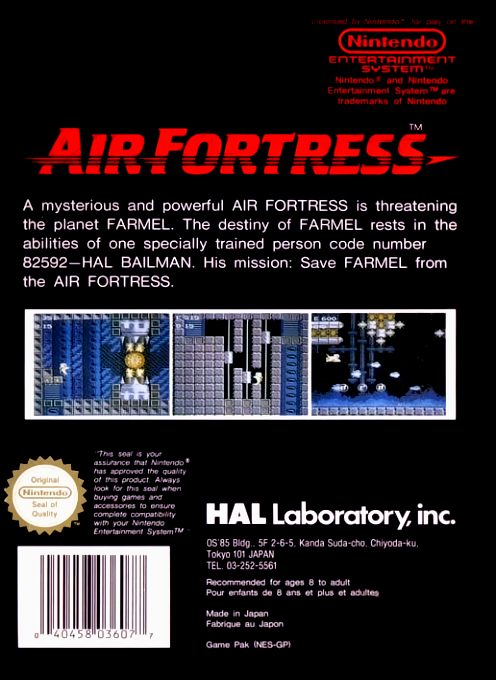 Air Fortress - Dos