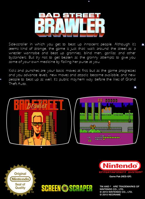 Bad Street Brawler - Dos