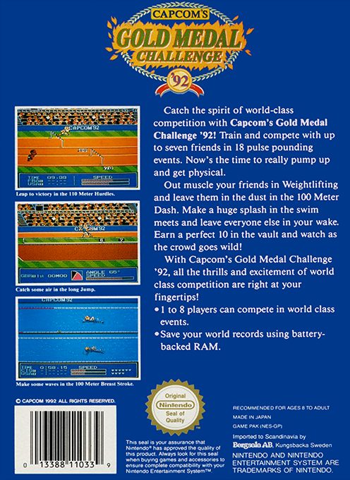 Capcom's Gold Medal Challenge '92 dos