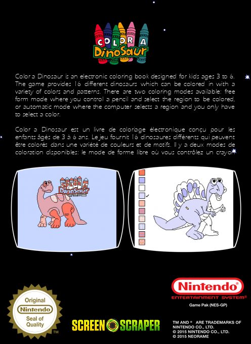 Color a Dinosaur dos
