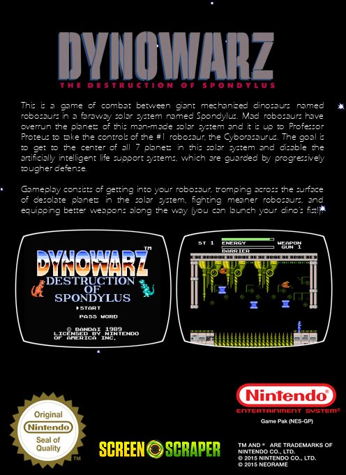 Dynowarz : Destruction of Spondylus dos