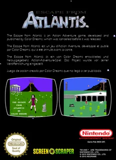 Escape from Atlantis, The dos