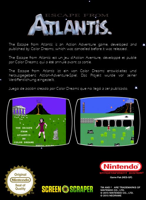 Escape from Atlantis dos