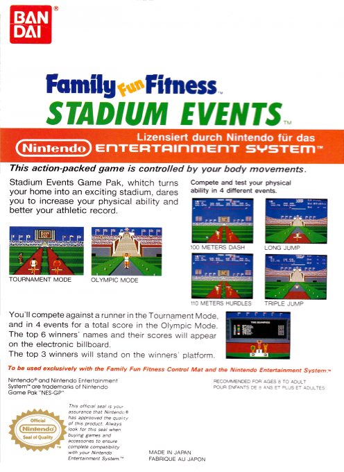 Family Fun Fitness : Stadium Events dos