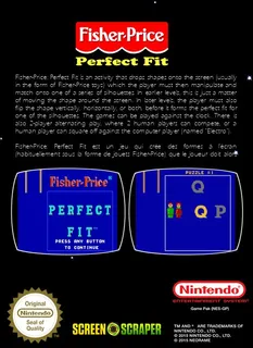 Fisher-Price : Perfect Fit dos