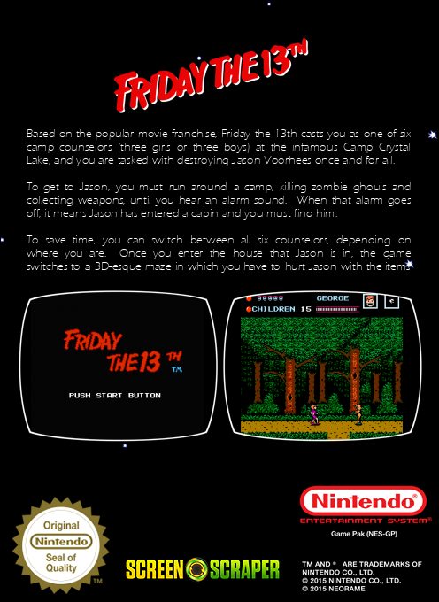 Friday the 13th dos