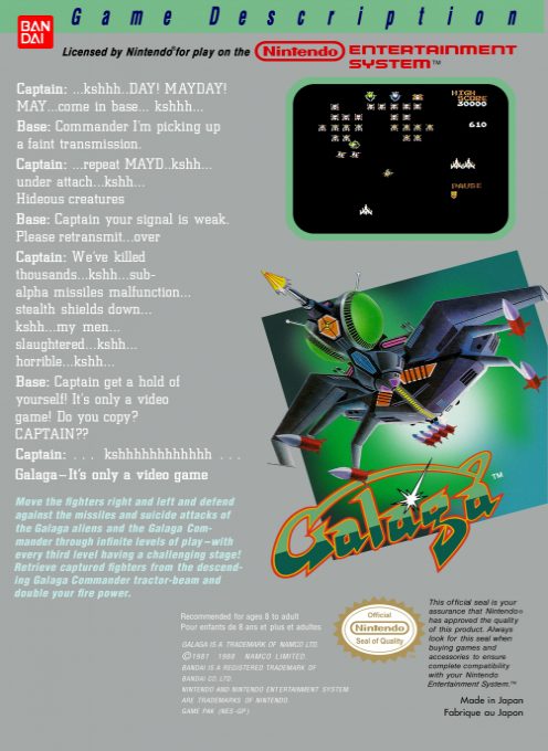 Galaga : Demons of Death dos