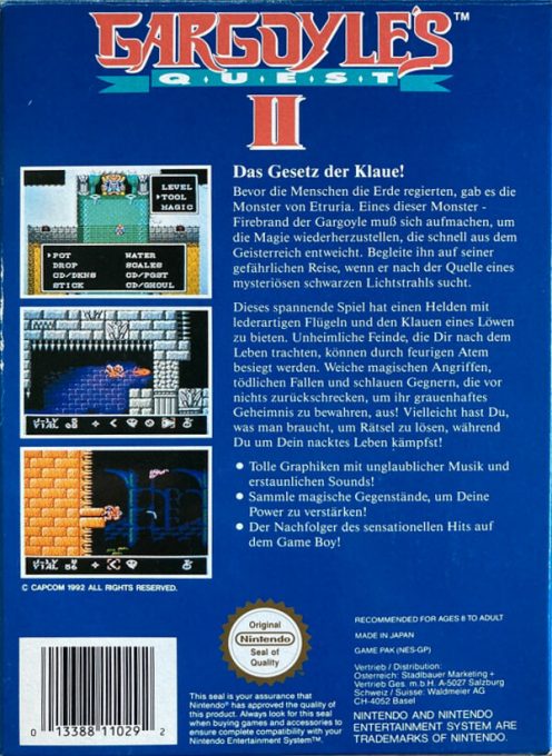 Gargoyle's Quest II dos