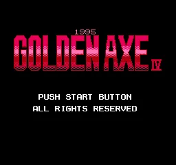 Golden Axe IV