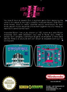 Impossible Mission II - Dos
